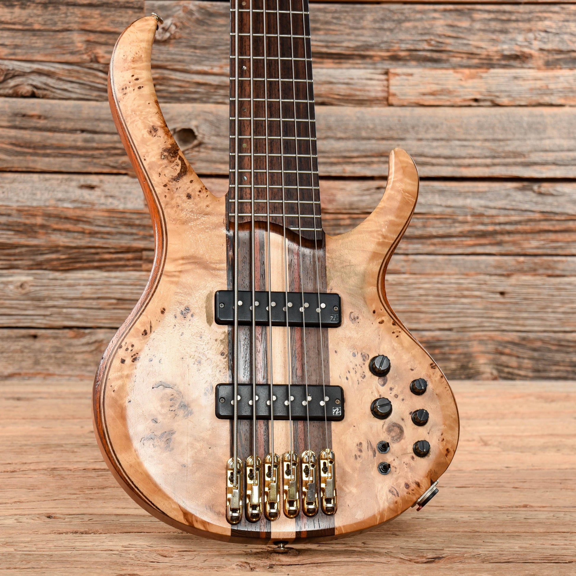 Ibanez Premium BTB1606 6-String Bass Poplar Burl Bass Guitars / 5-String or More