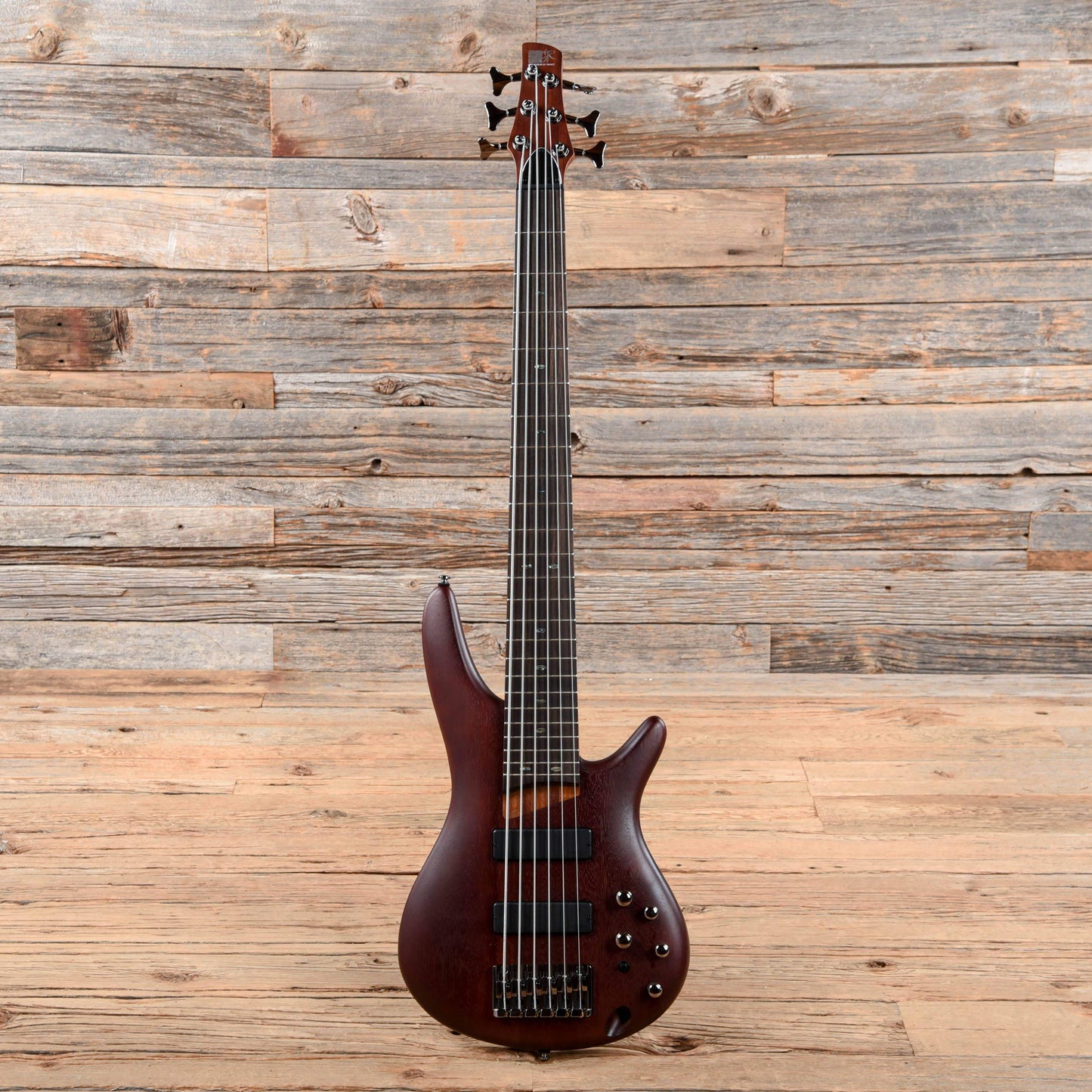 Ibanez SR506 6-String Bass Natural 2017 Bass Guitars / 5-String or More