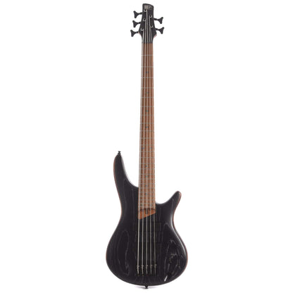 Ibanez SR675 SR Standard 5-String Bass Silver Wave Black Flat Bass Guitars / 5-String or More