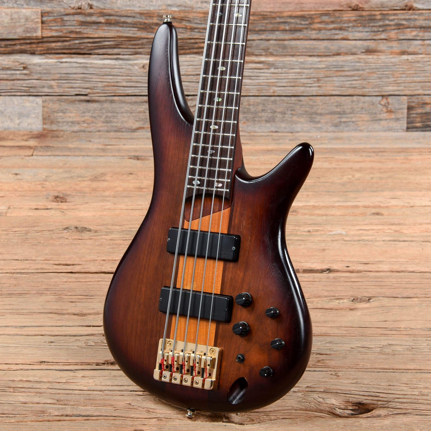 Ibanez SR755 Soundgear 5-String Bass Natural 2009 Bass Guitars / 5-String or More