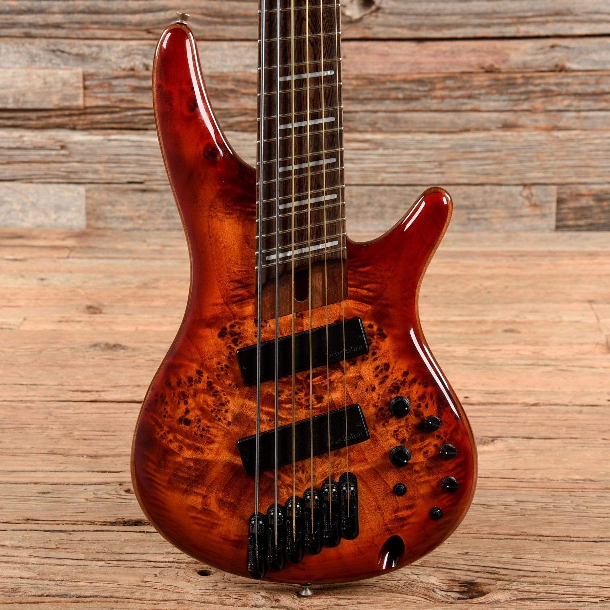 Ibanez SRMS806 6-String Brown Topaz Burst 2019 Bass Guitars / 5-String or More