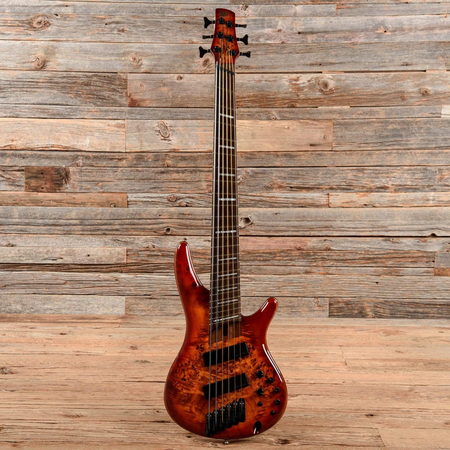 Ibanez SRMS806 6-String Brown Topaz Burst 2019 Bass Guitars / 5-String or More