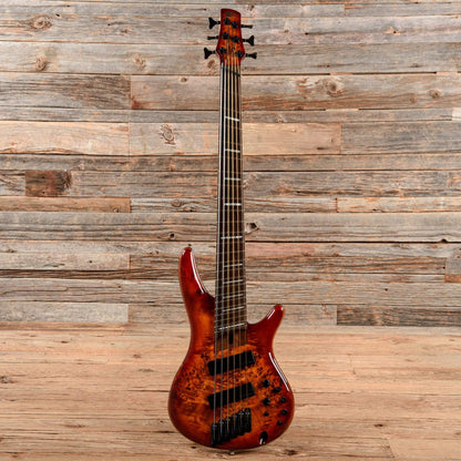 Ibanez SRMS806 6-String Brown Topaz Burst 2019 Bass Guitars / 5-String or More