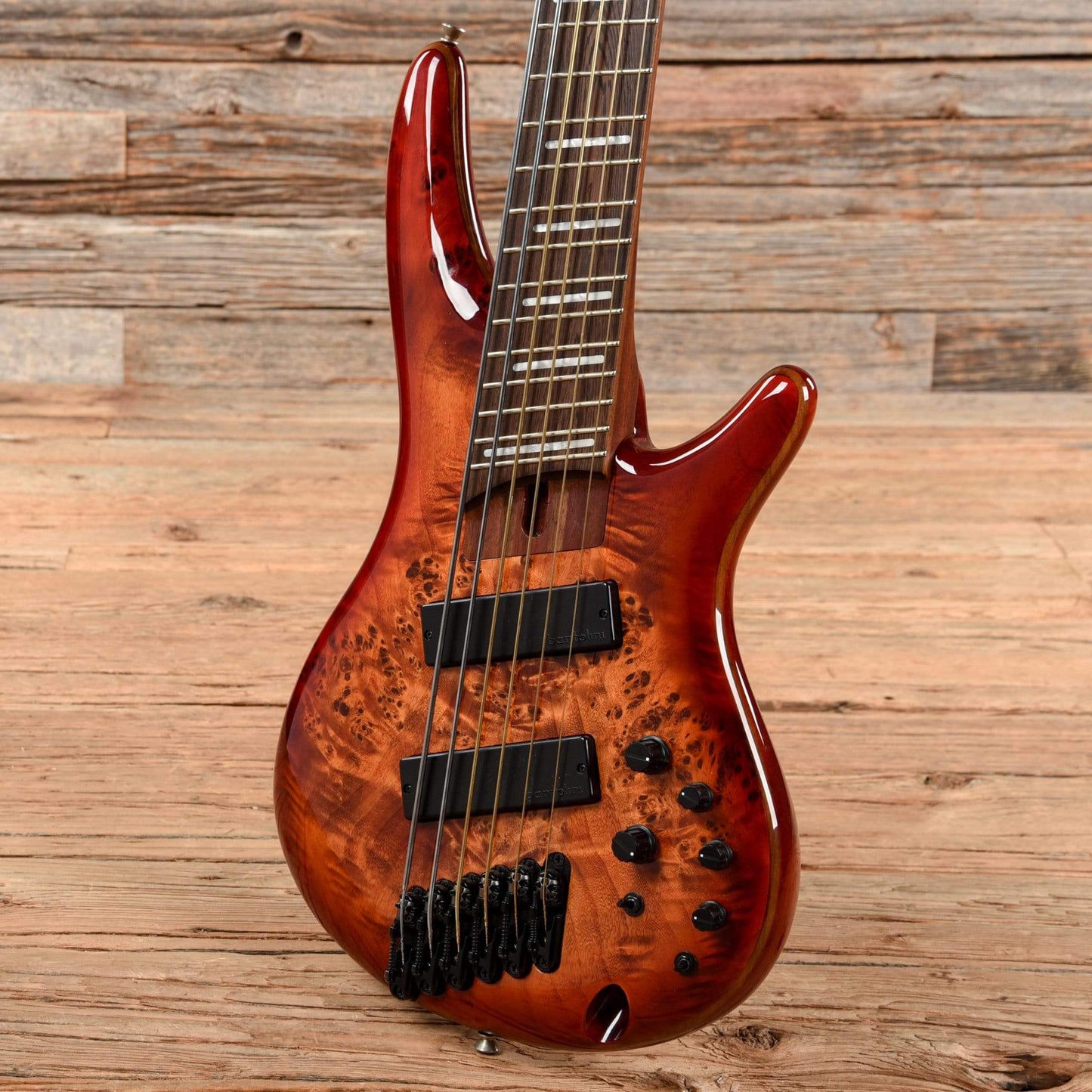 Ibanez SRMS806 6-String Brown Topaz Burst 2019 Bass Guitars / 5-String or More