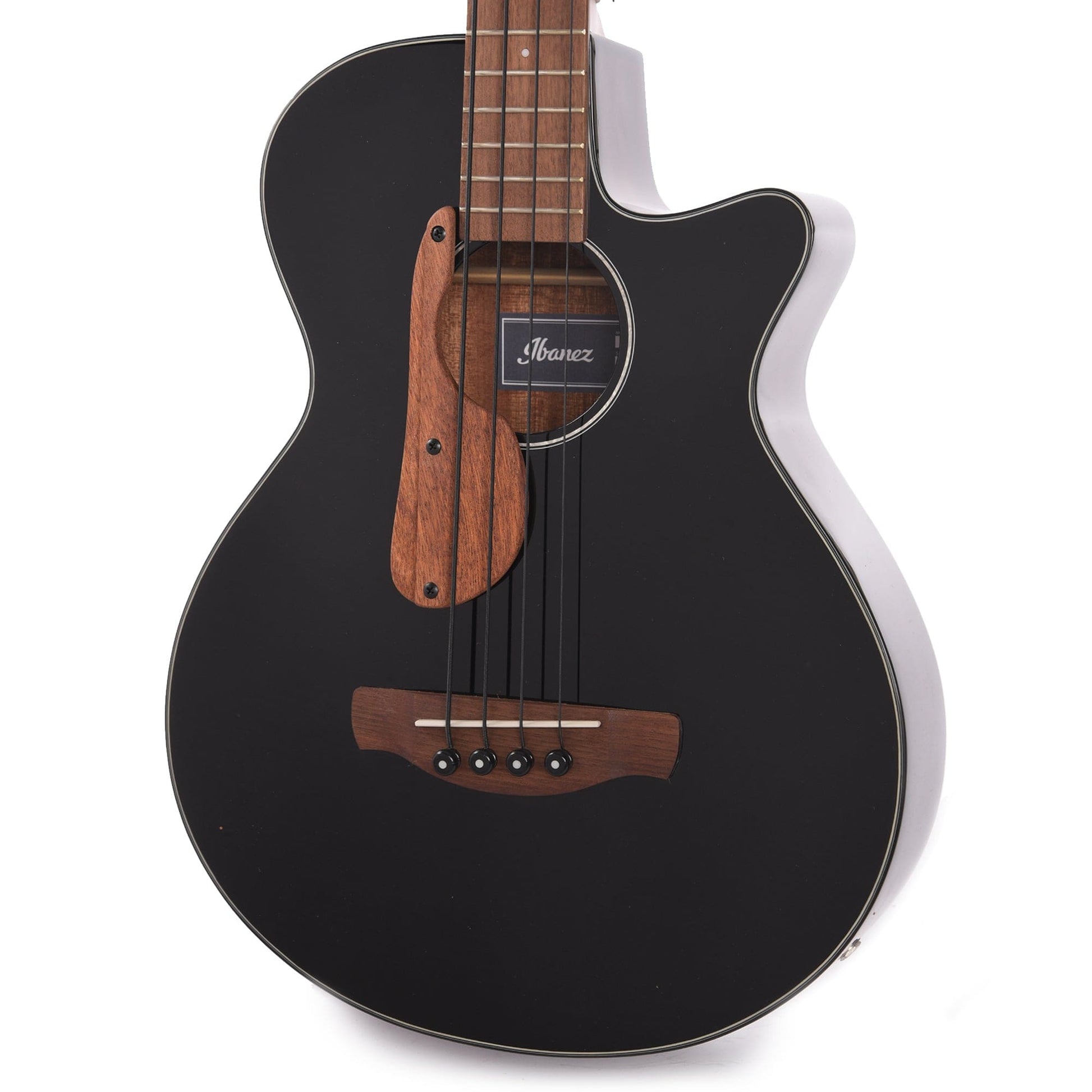 Ibanez AEGB24E AEG Acoustic-Electic Bass Sapele Black Bass Guitars / Acoustic Bass Guitars