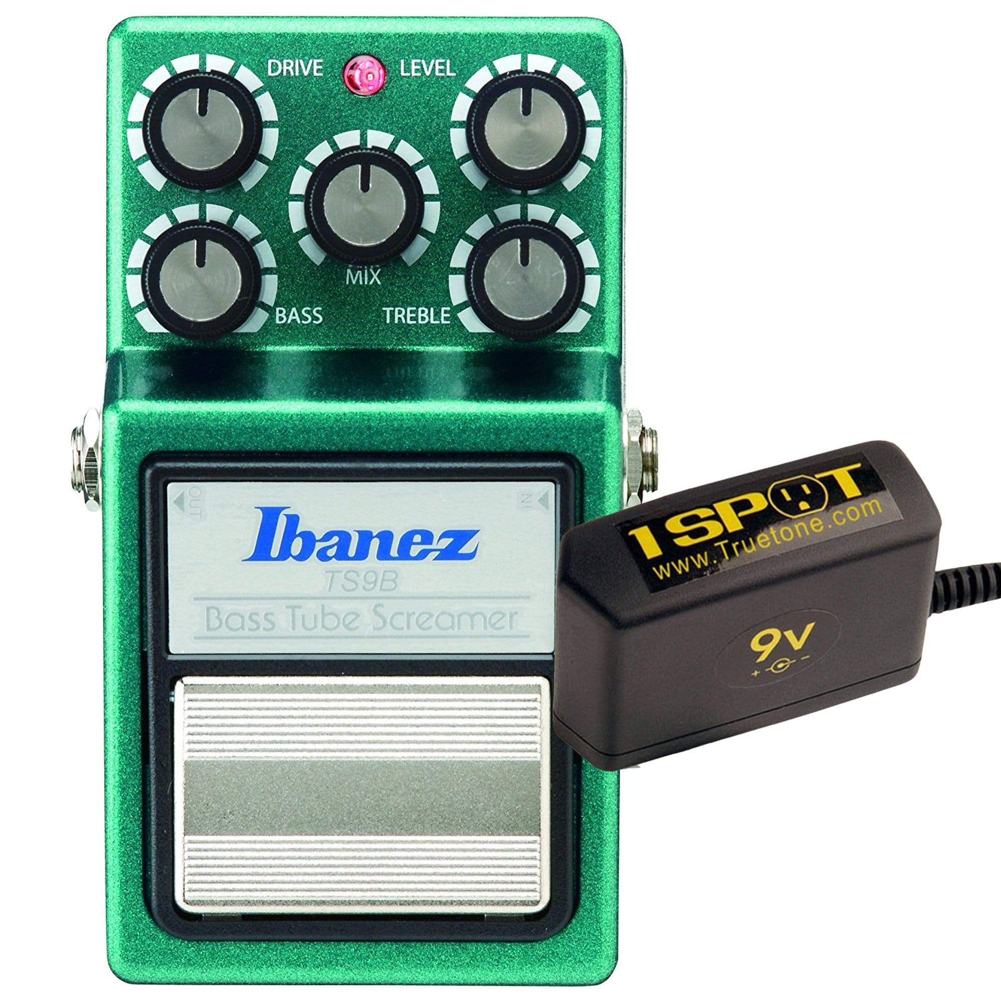 Ibanez TS9B Bass Tube Screamer Overdrive Bundle w/ Truetone 1 Spot