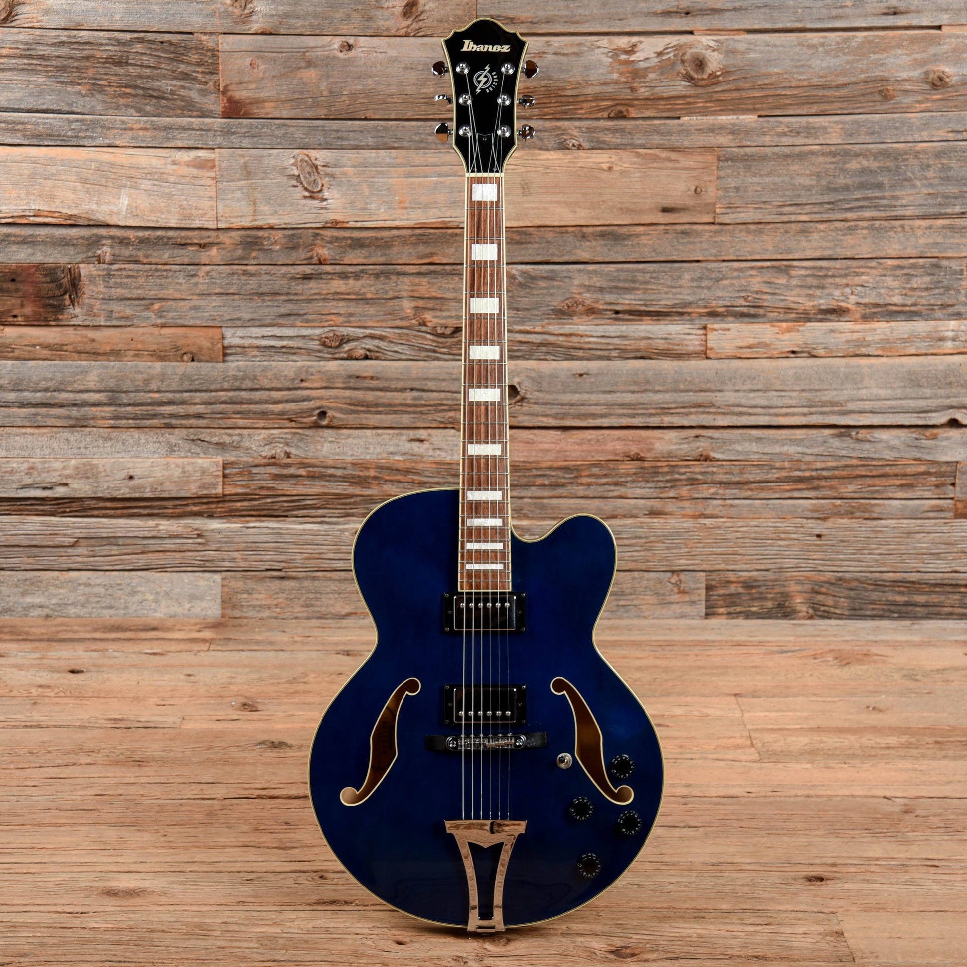 Ibanez AFS75 Transparent Blue Electric Guitars / Hollow Body