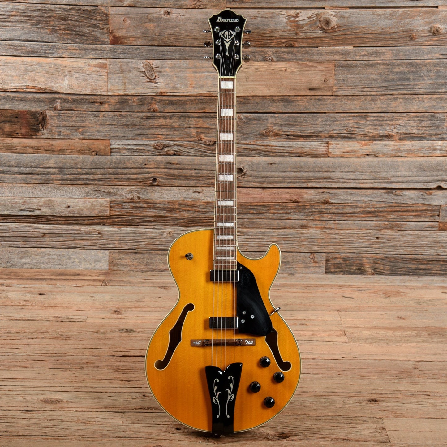 Ibanez GB10EM-AA George Benson Signature Antique Amber Electric Guitars / Hollow Body