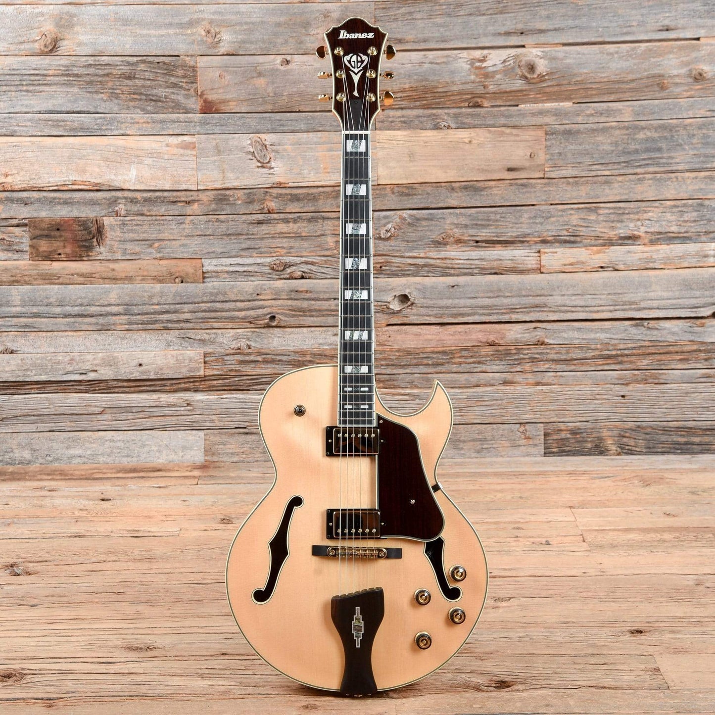 Ibanez LGB30 George Benson Signature Hollowbody Natural 2015 Electric Guitars / Hollow Body