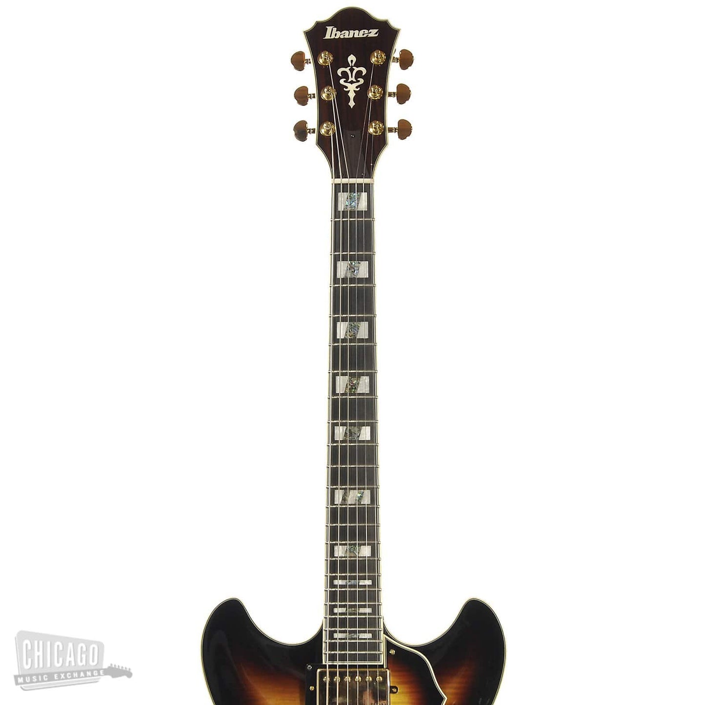 Ibanez AS153 Artstar Semi-Hollow Body Antique Yellow Sunburst Electric Guitars / Semi-Hollow