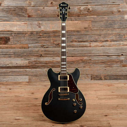 Ibanez AS73G Black Flat 2018 Electric Guitars / Semi-Hollow