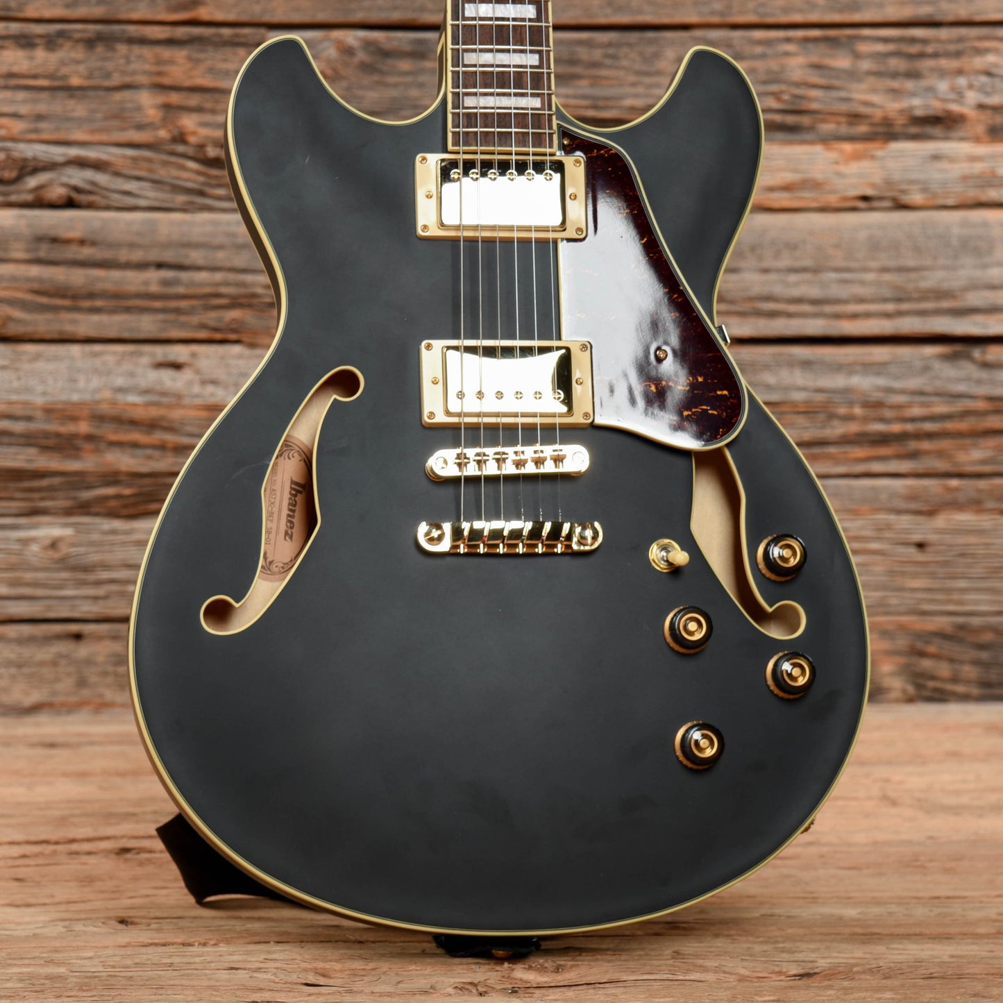 Ibanez AS73G Black Flat 2018 Electric Guitars / Semi-Hollow