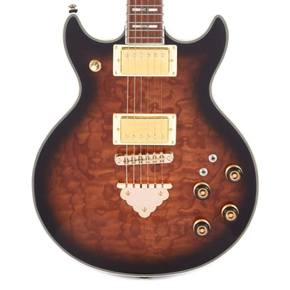 Ibanez AR325QA AR Standard Dark Brown Sunburst Electric Guitars / Solid Body