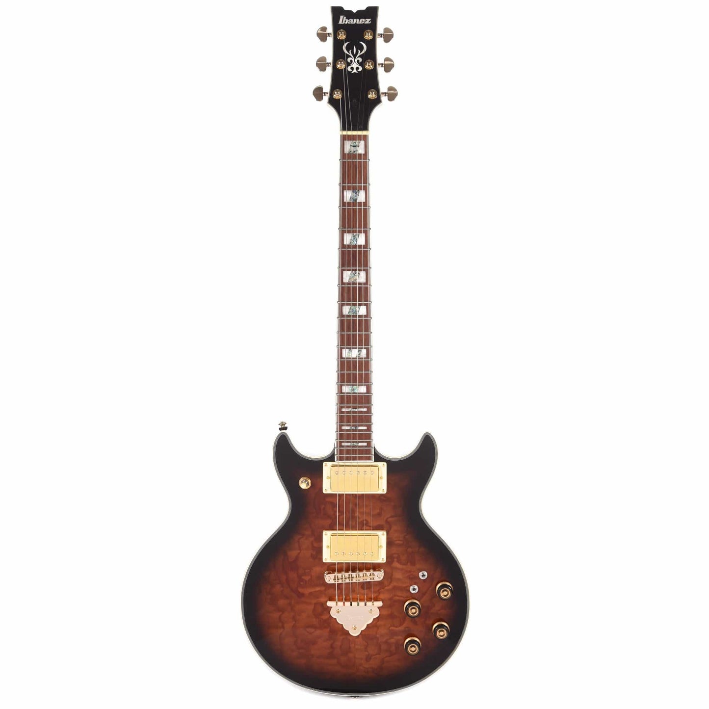 Ibanez AR325QA AR Standard Dark Brown Sunburst Electric Guitars / Solid Body