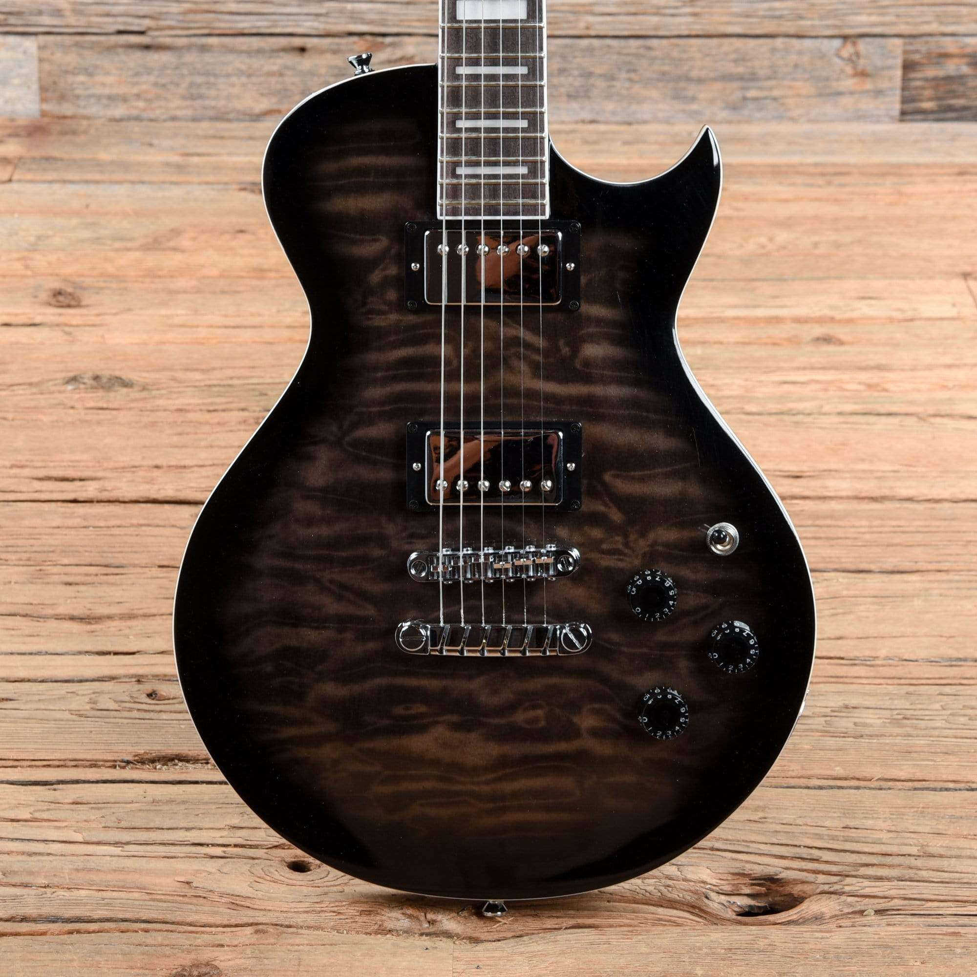 Ibanez ART120QA ART Standard Transparent Black Sunburst High Gloss –  Chicago Music Exchange