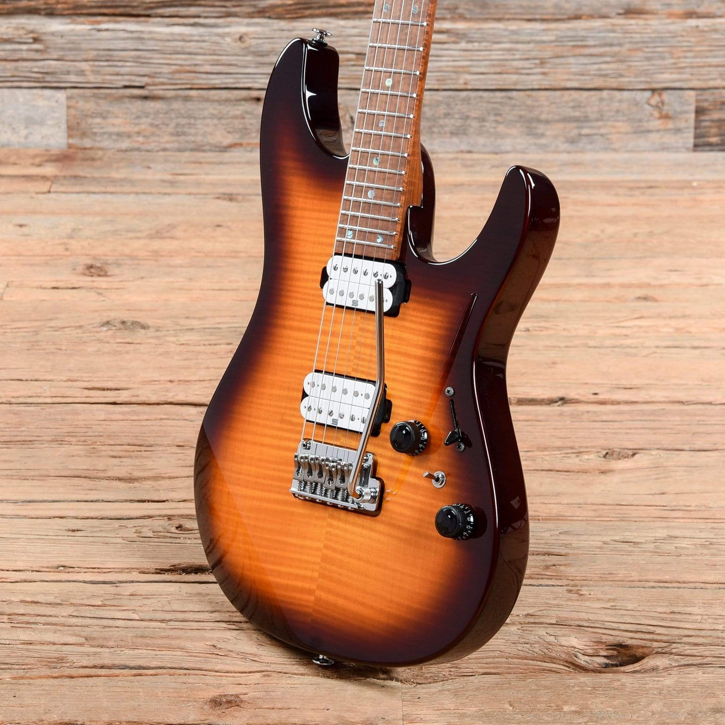 Ibanez AZ2402FF Limited Edition AZ w/Seymour Duncan Hyperion Pickups Regal Brown Burst 2019 Electric Guitars / Solid Body