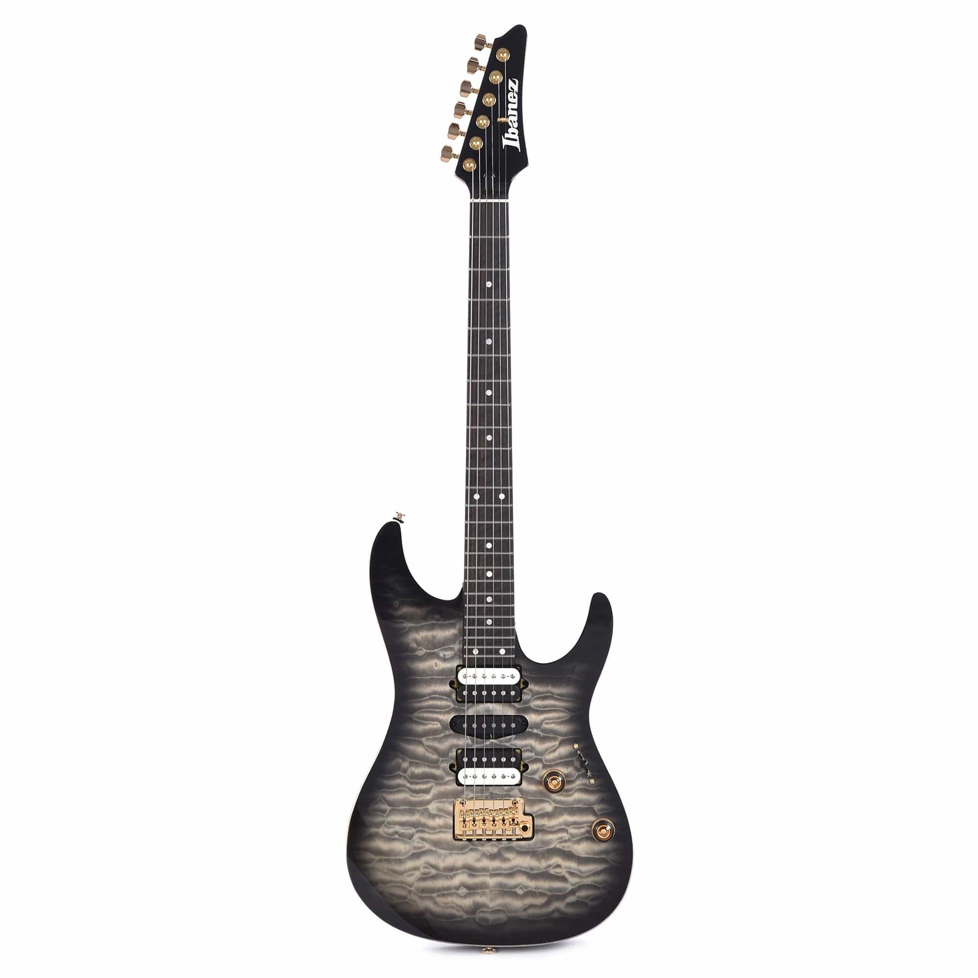 Ibanez AZ47P1QM Premium Black Ice Burst Electric Guitars / Solid Body