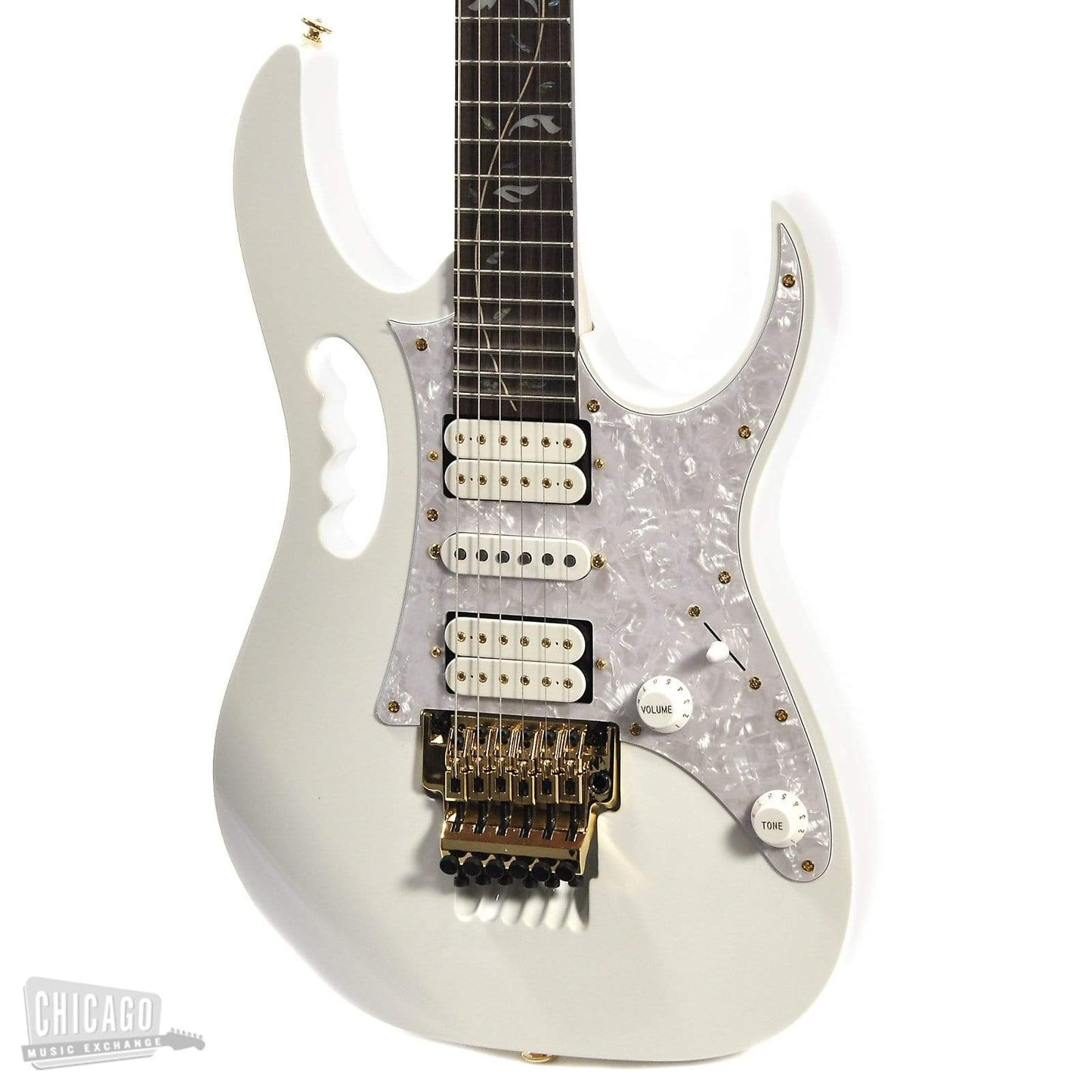 Ibanez JEM7V Steve Vai Signature White Electric Guitars / Solid Body