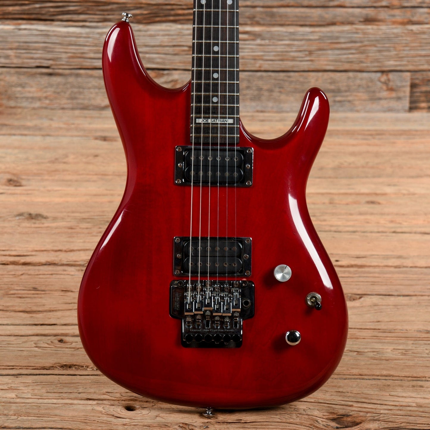 Ibanez JS100 Joe Satriani Signature Transparent Red Electric Guitars / Solid Body