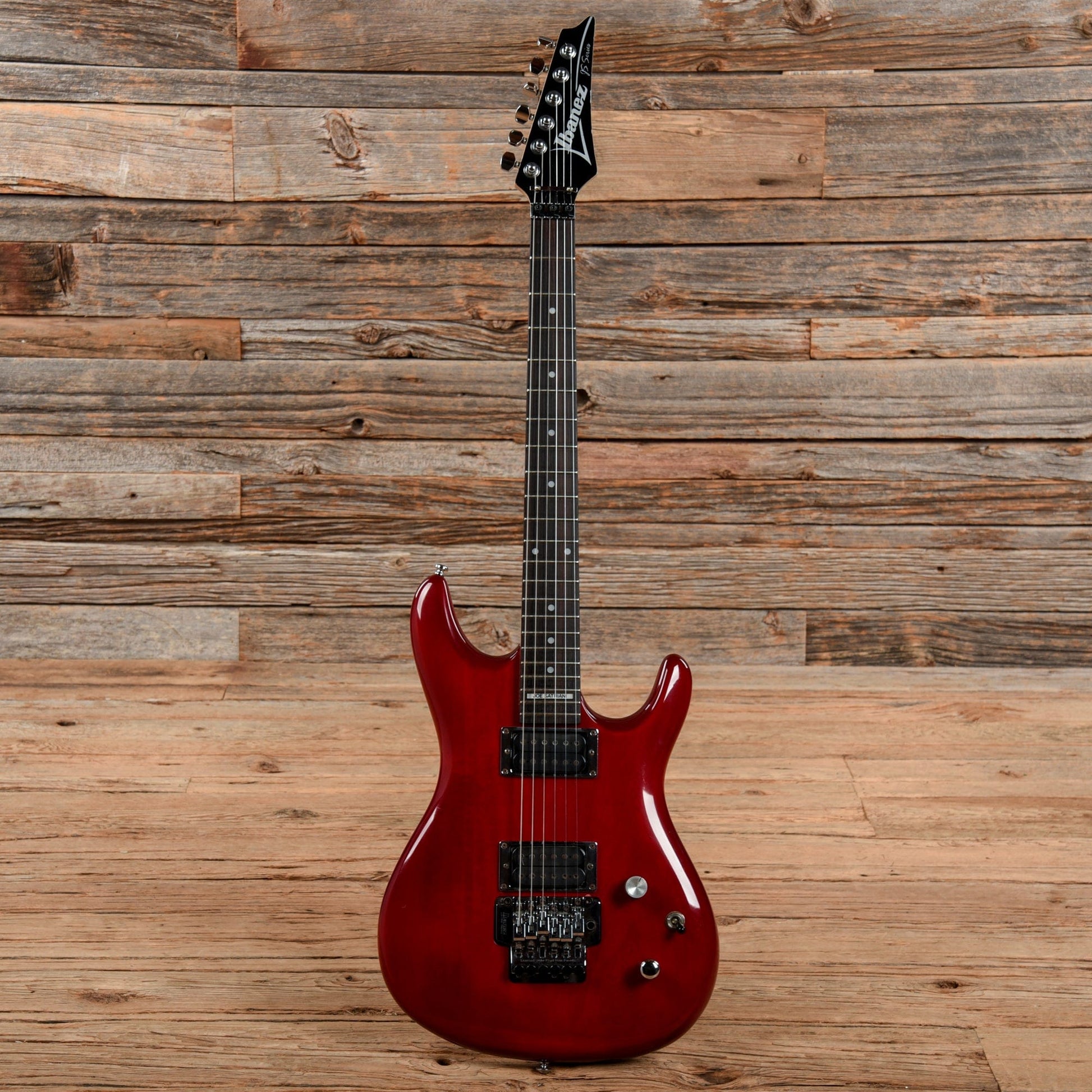 Ibanez JS100 Joe Satriani Signature Transparent Red Electric Guitars / Solid Body