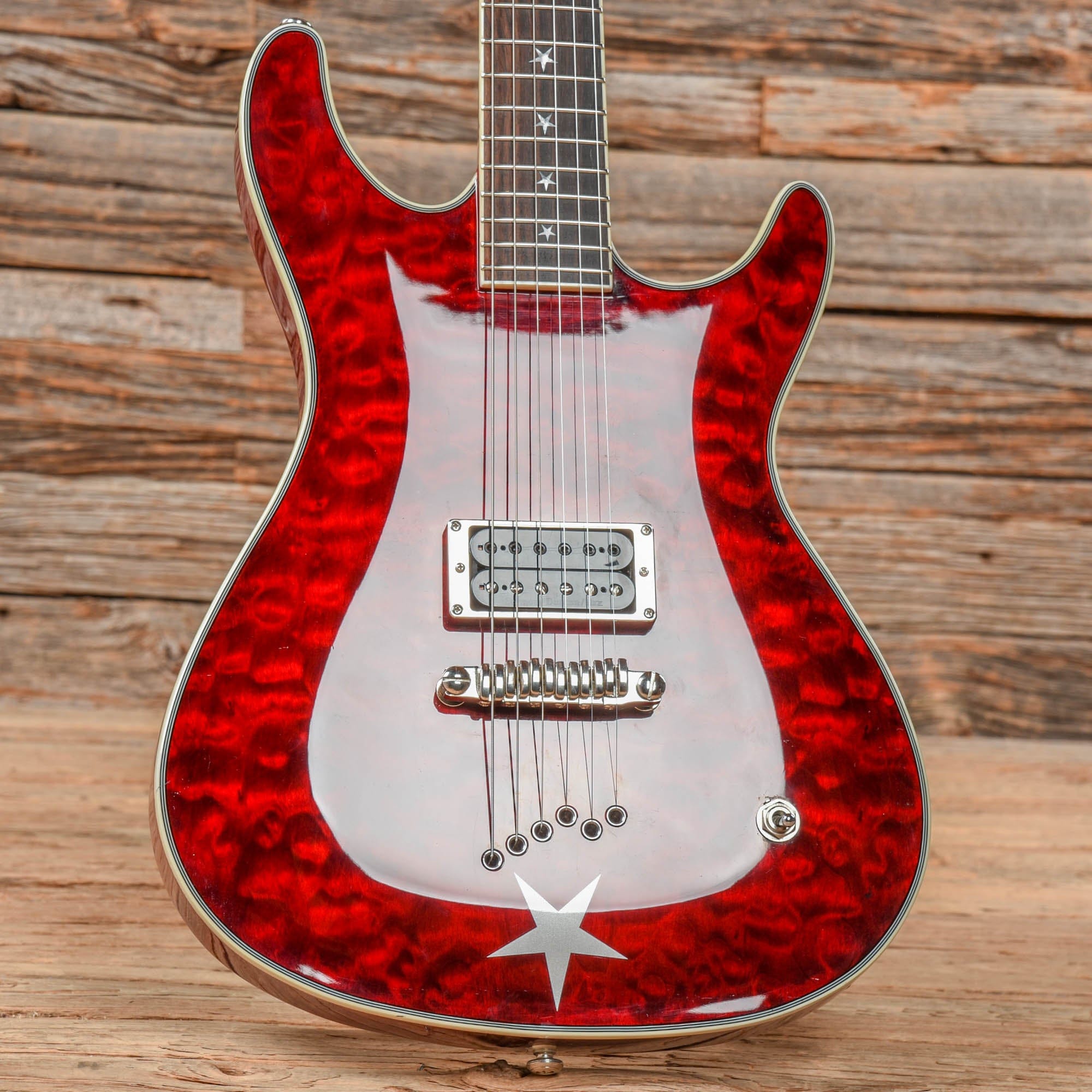 Ibanez MFM2 Marty Friedman Signature Transparent Red 2008 – Chicago Music  Exchange