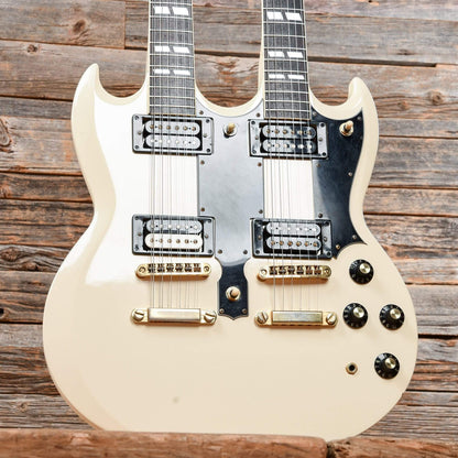 Ibanez Model 2402 Double Neck White 1978 Electric Guitars / Solid Body