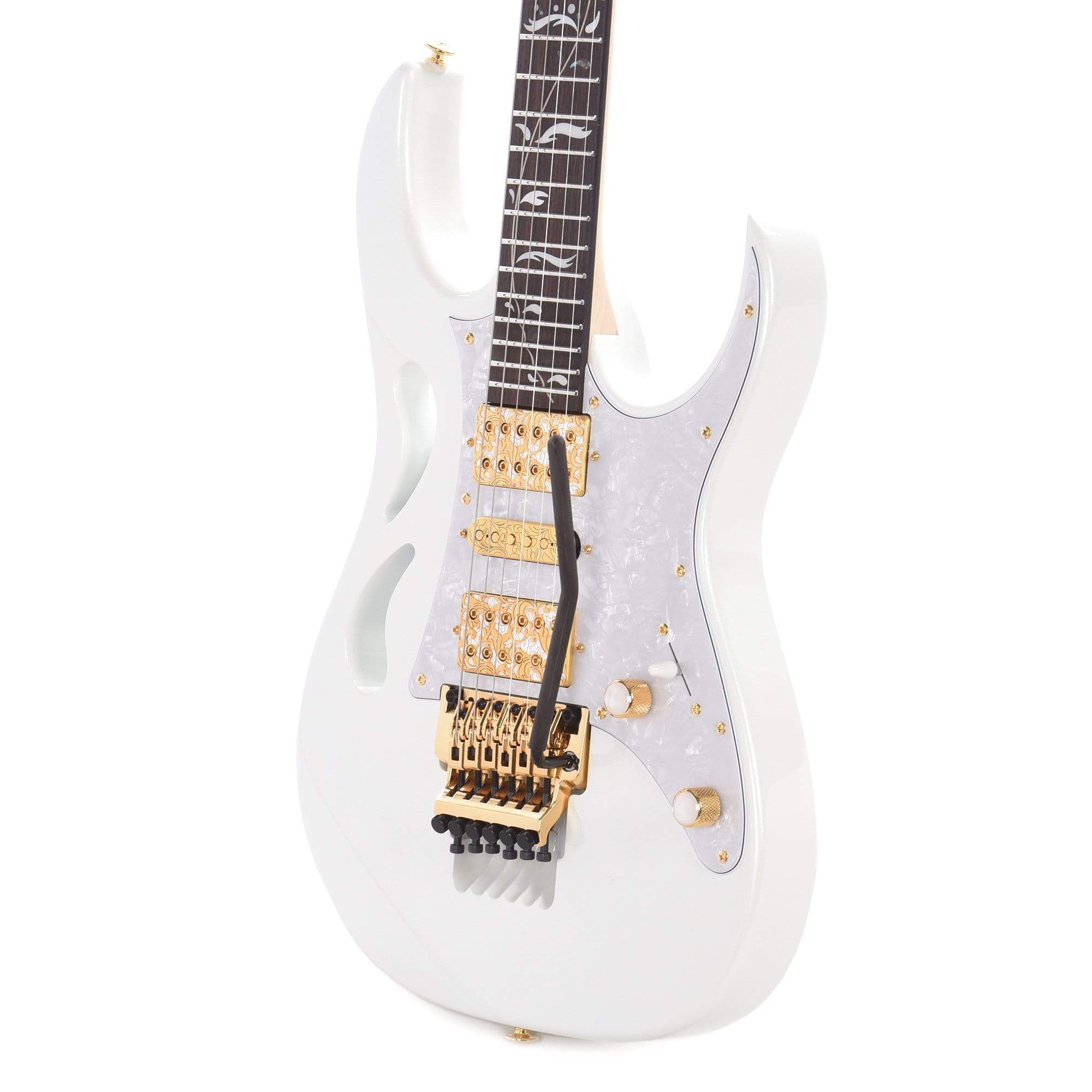 Ibanez PIA3761 Steve Vai Signature Stallion White Electric Guitars / Solid Body