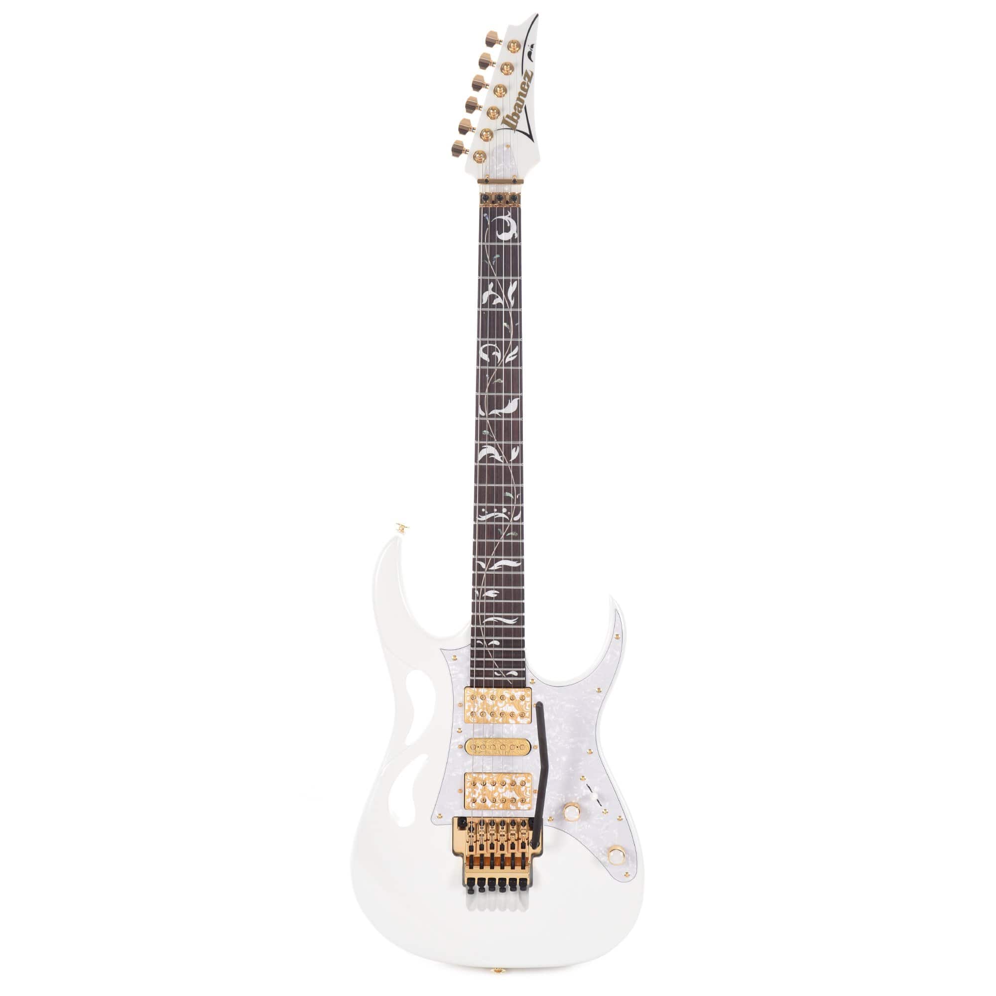 Ibanez PIA3761 Steve Vai Signature Stallion White Electric Guitars / Solid Body