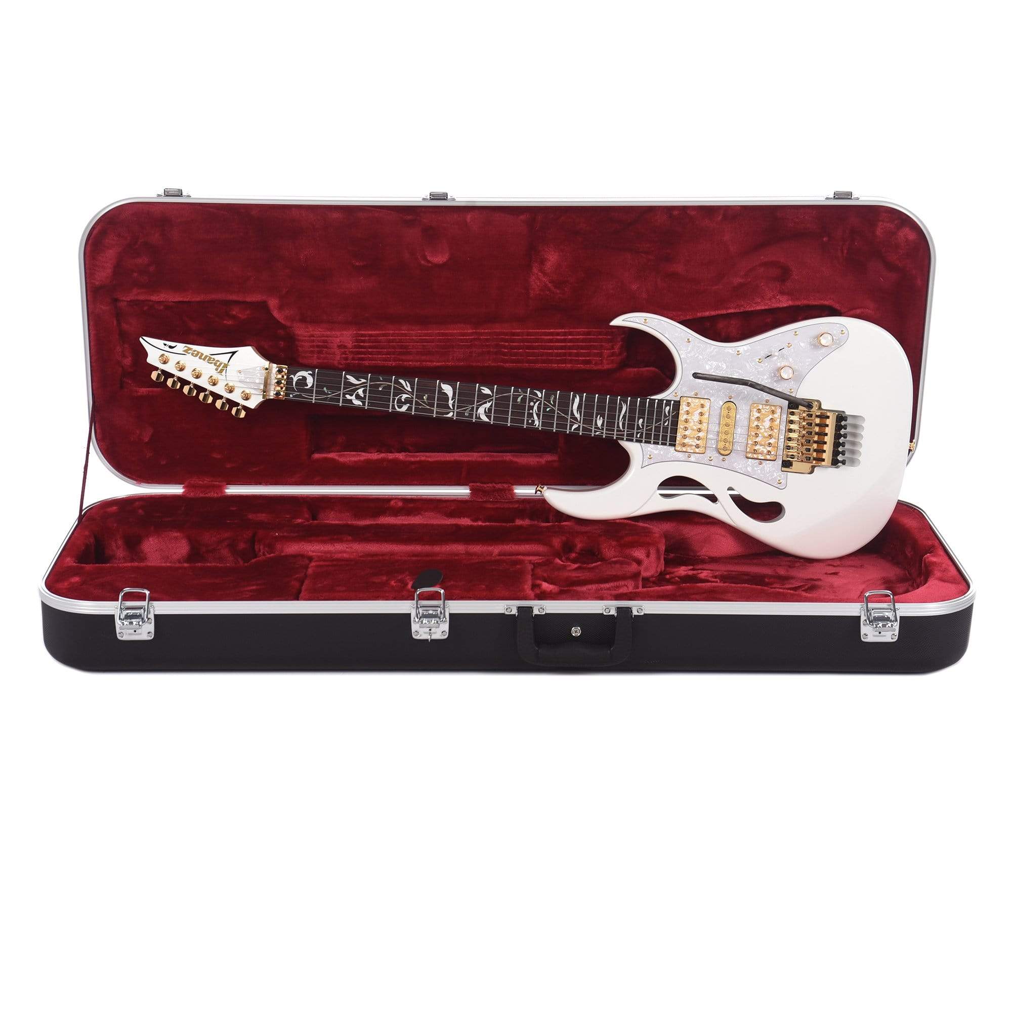 Ibanez PIA3761 Steve Vai Signature Stallion White Electric Guitars / Solid Body