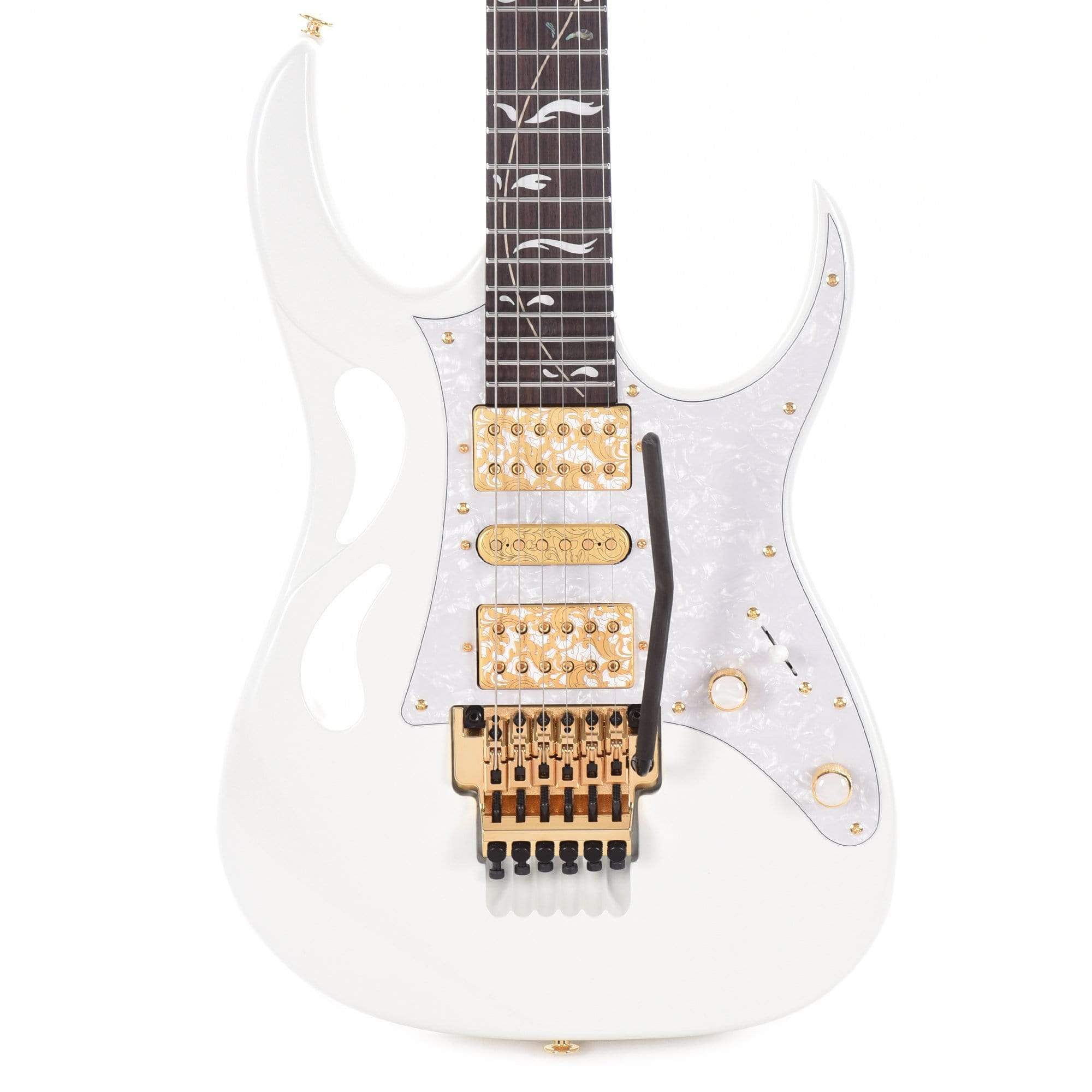 Ibanez PIA3761 Steve Vai Signature Stallion White Electric Guitars / Solid Body