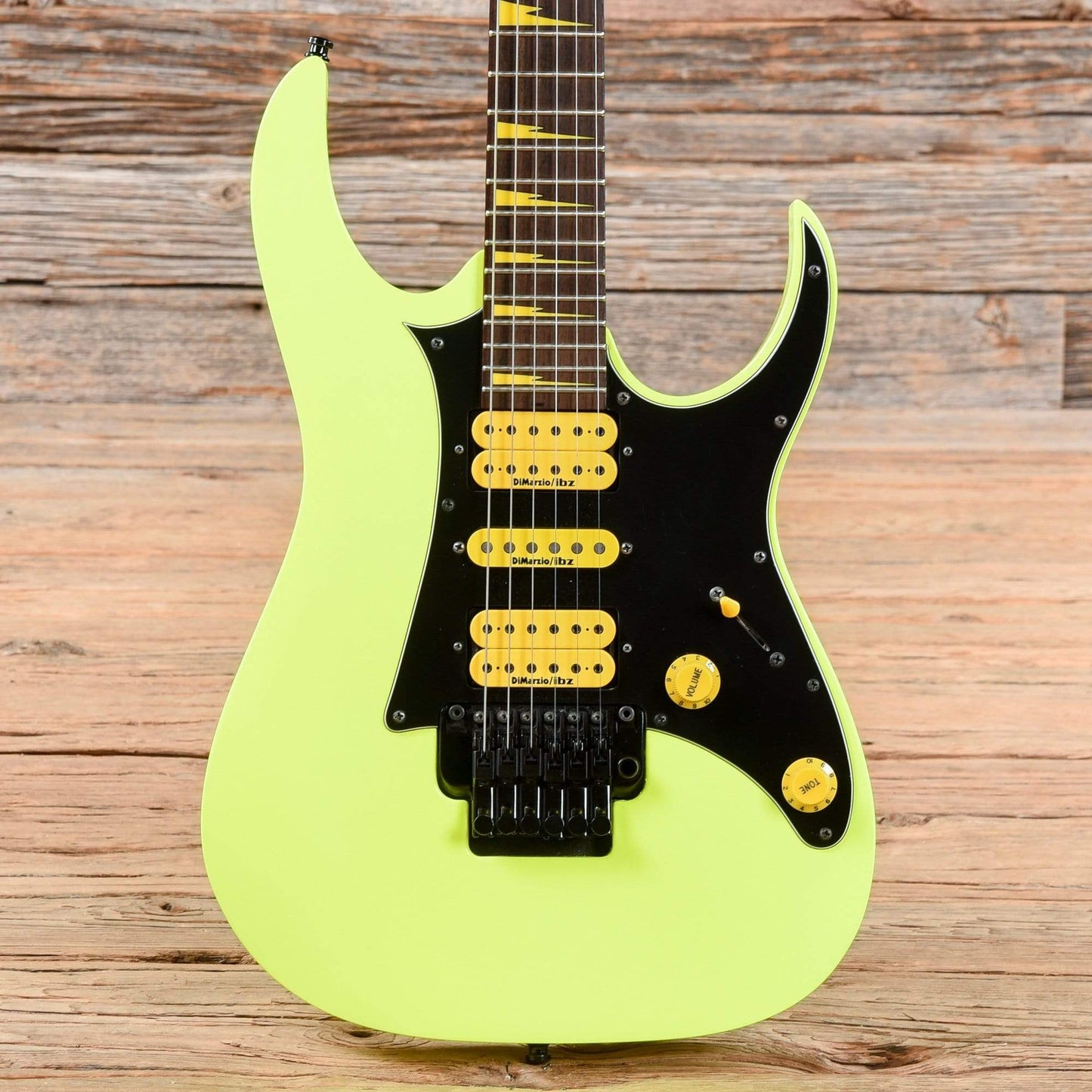 Ibanez RG1XXV 25th Anniversary Premium Fluorescent Yellow 2012 Electric Guitars / Solid Body