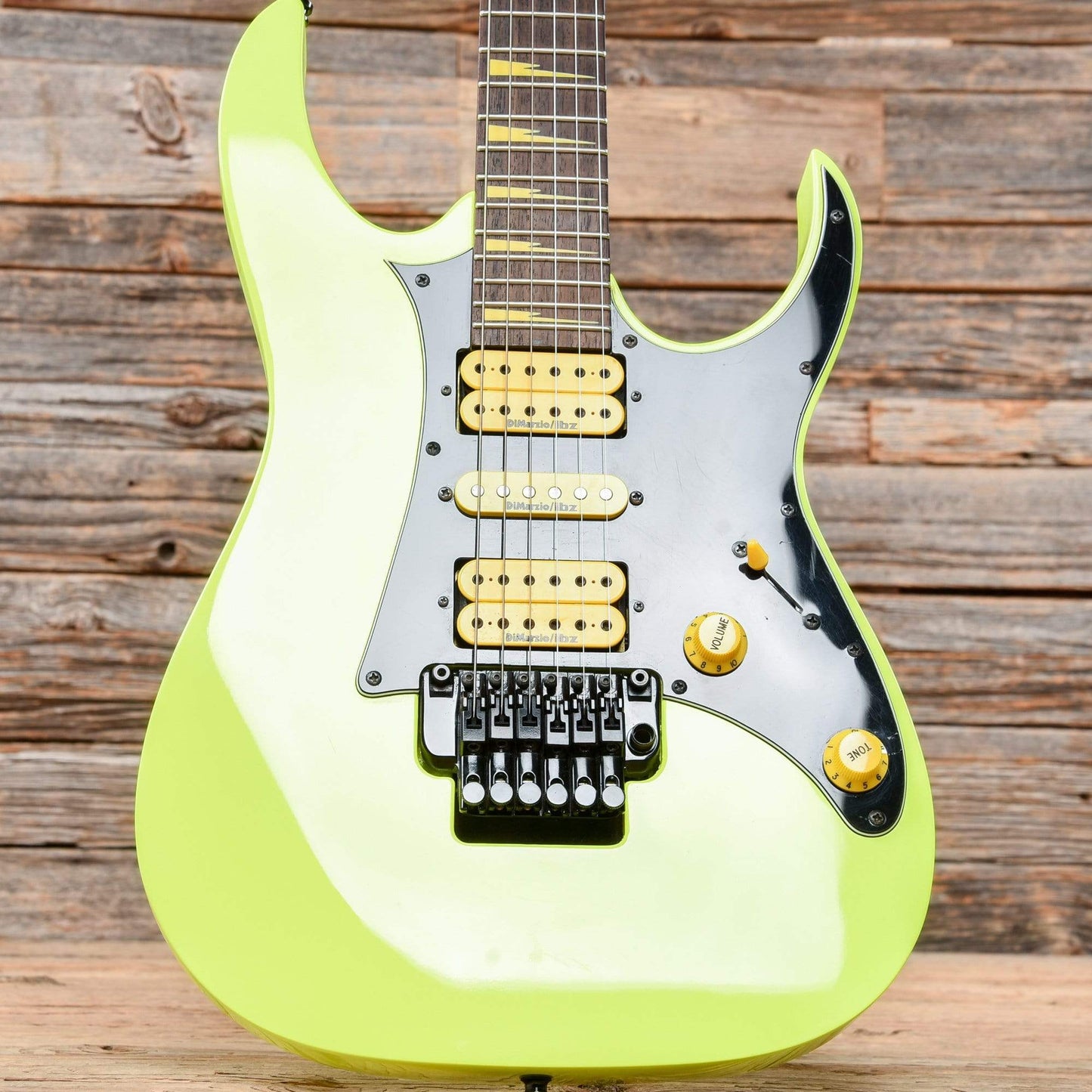 Ibanez RG1XXV 25th Anniversary Premium Fluorescent Yellow 2012 Electric Guitars / Solid Body