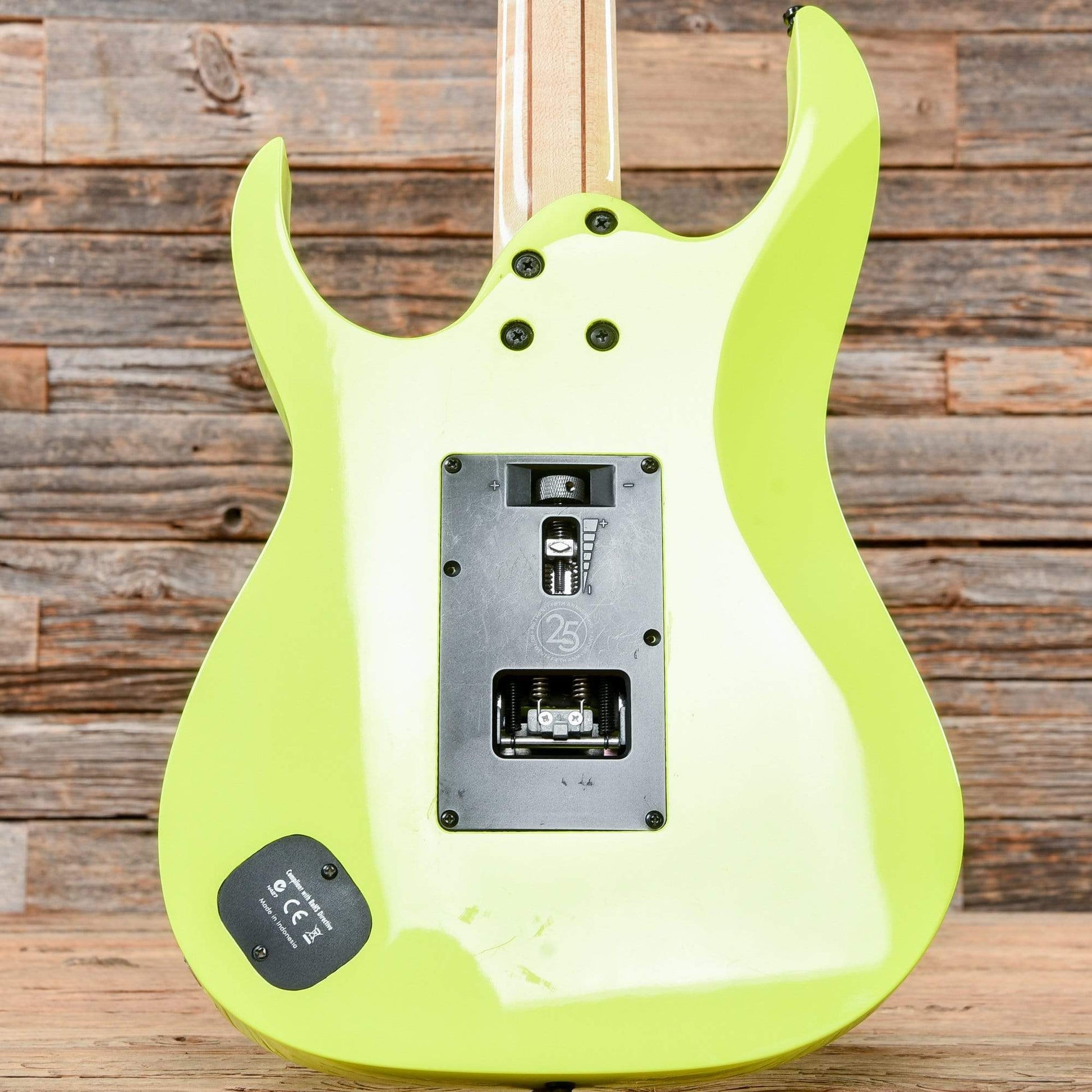 Ibanez RG1XXV 25th Anniversary Premium Fluorescent Yellow 2012 Electric Guitars / Solid Body