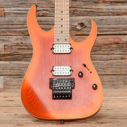 Ibanez RG652AHMS-OMF Prestige Orange Metallic Burst Flat 2018 Electric Guitars / Solid Body