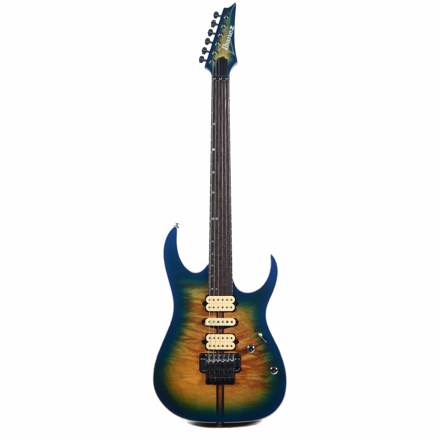 Ibanez RG6PFGMLTD RG Premium Geyser Blue Burst Electric Guitars / Solid Body