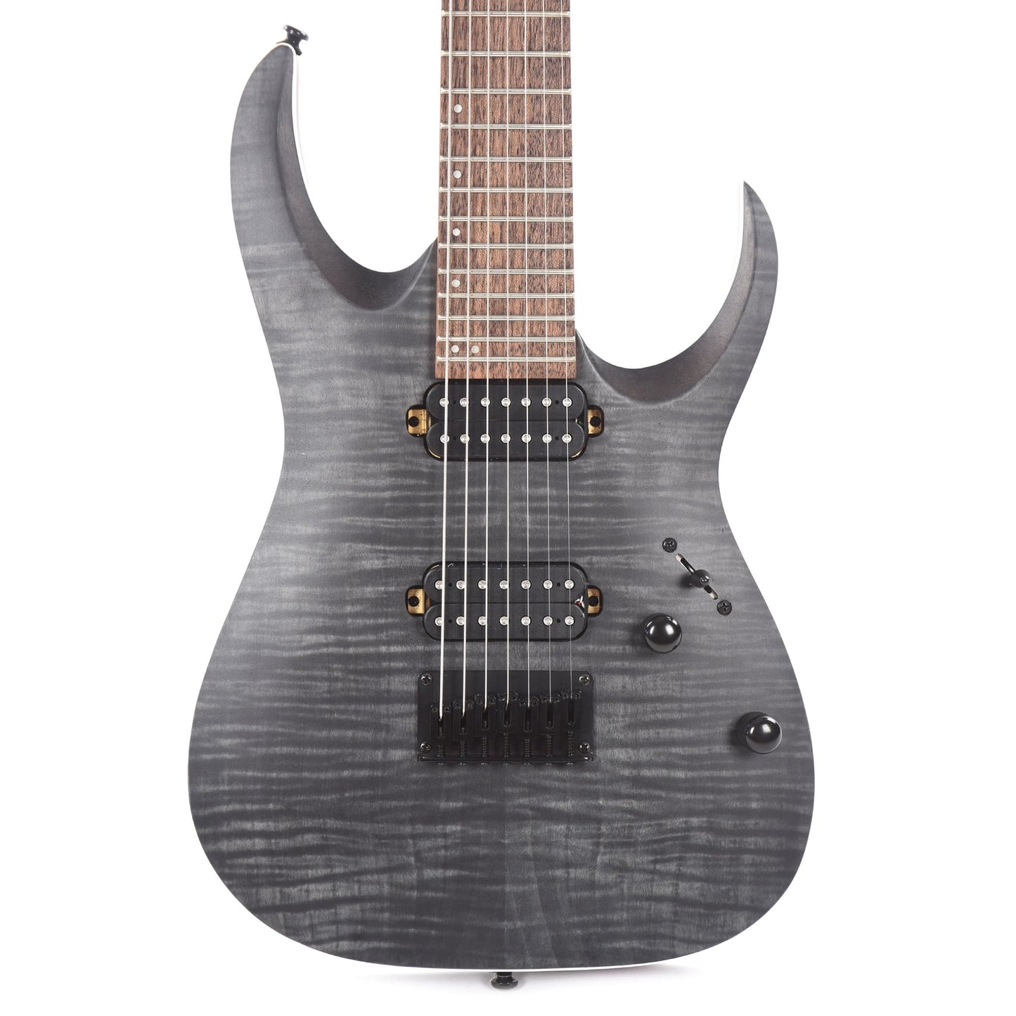 Ibanez RGA742FM Standard 7-String Transparent Gray Flat Electric Guitars / Solid Body