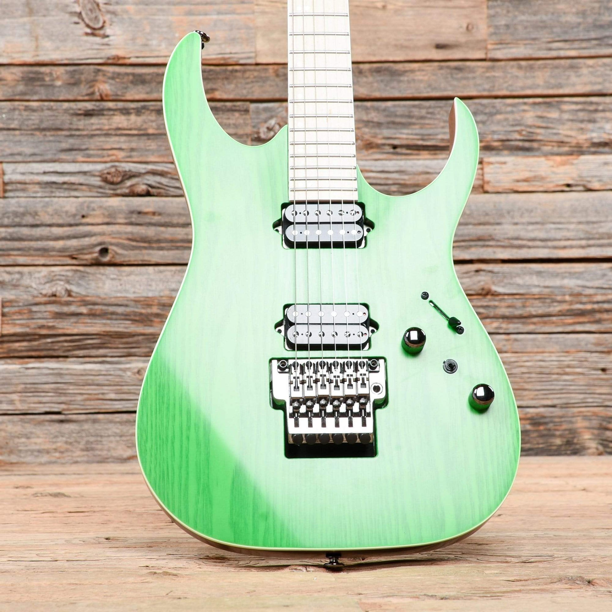 Ibanez RGR5220M RG Prestige Transparent Fluorescent Green 2019 Electric Guitars / Solid Body