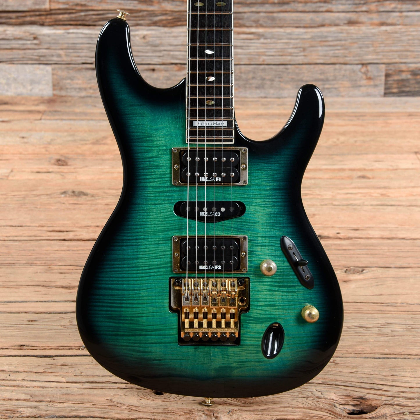 Ibanez S540FM Green Burst 1994 Electric Guitars / Solid Body