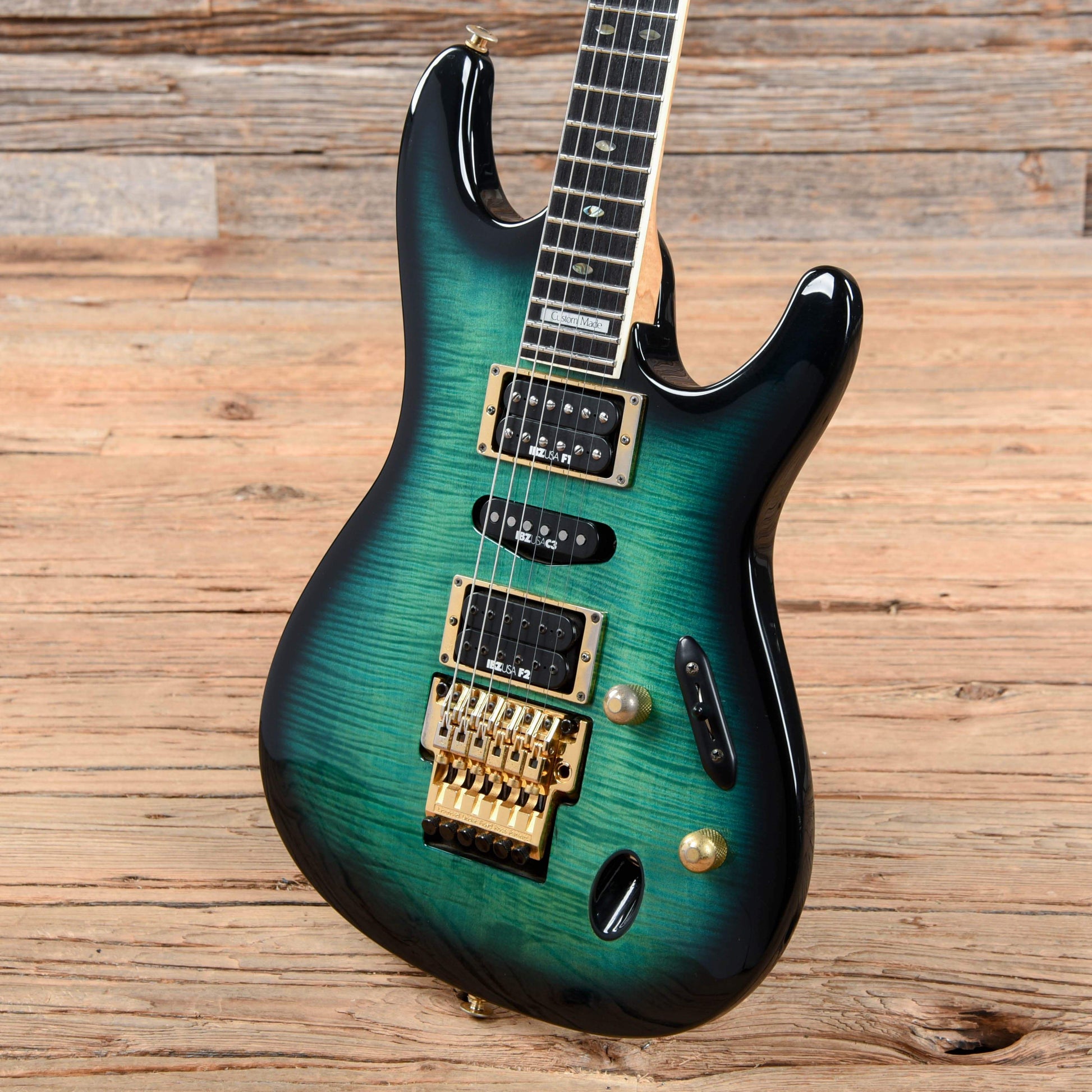 Ibanez S540FM Green Burst 1994 Electric Guitars / Solid Body