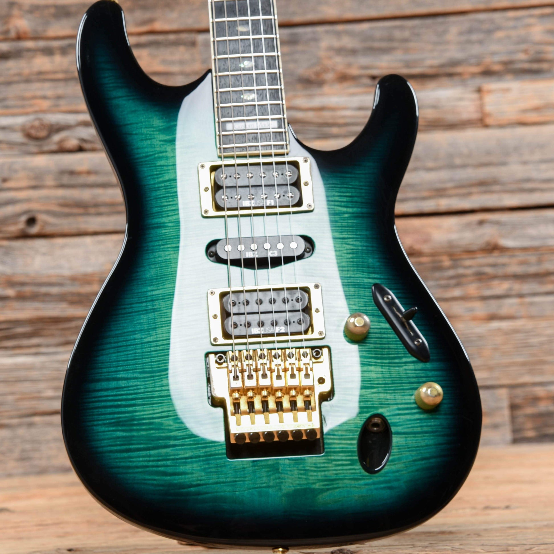 Ibanez S540FM Green Burst 1994 Electric Guitars / Solid Body