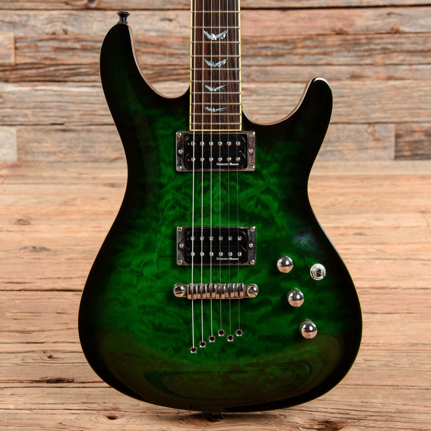 Ibanez SZ520QM Transparent Green 2007 Electric Guitars / Solid Body