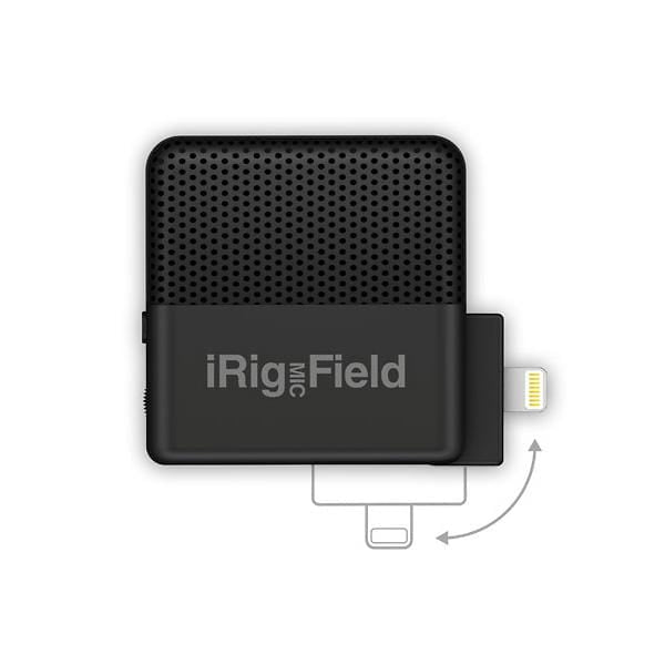 IK Multimedia iRig Mic Field High-Definition Stereo Field Recording Microphone for iOS Pro Audio / Microphones