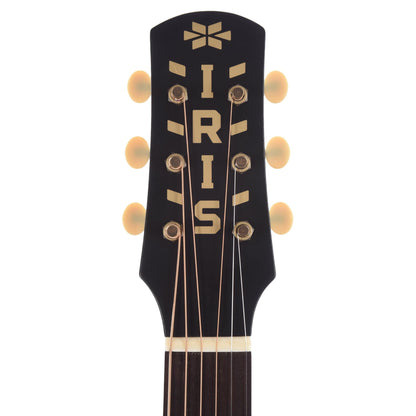 Iris Limited Edition OG Black Hand Painted by Sarah Ryan Acoustic Guitars / Concert