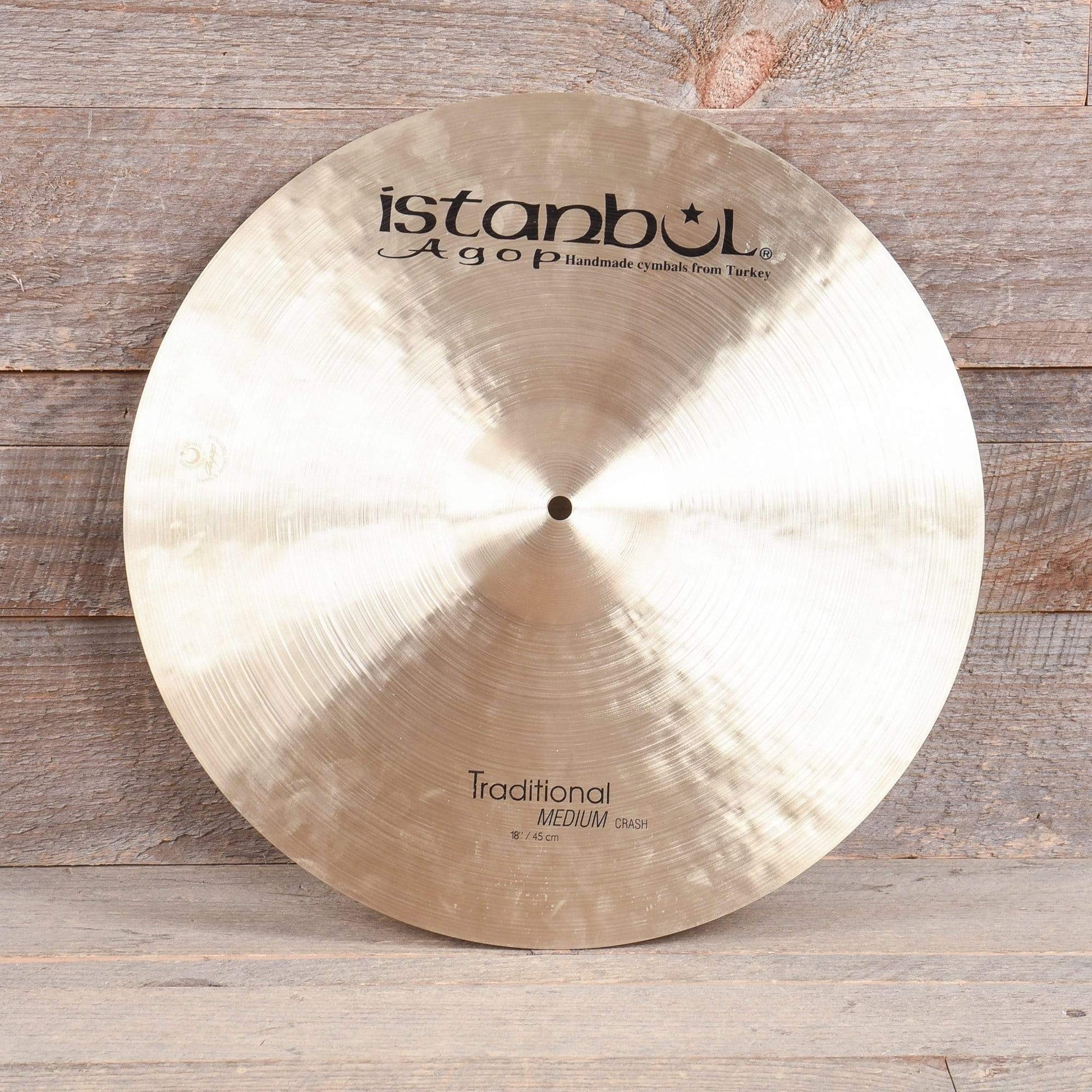 Istanbul Agop 18" Traditional Medium Crash Cymbal Drums and Percussion / Cymbals / Crash