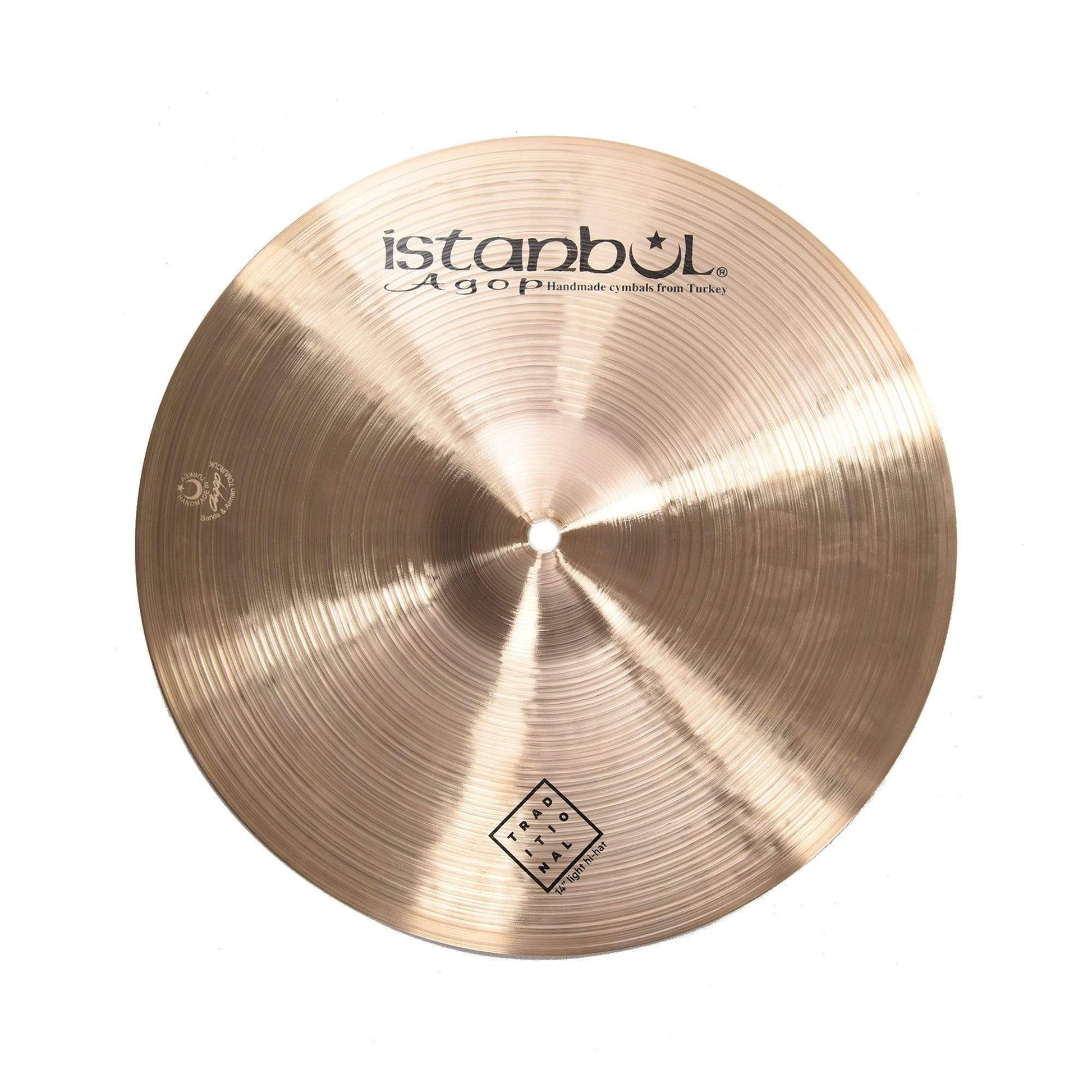 Istanbul Agop 14" Traditional Light Hi-Hat Pair Drums and Percussion / Cymbals / Hi-Hats