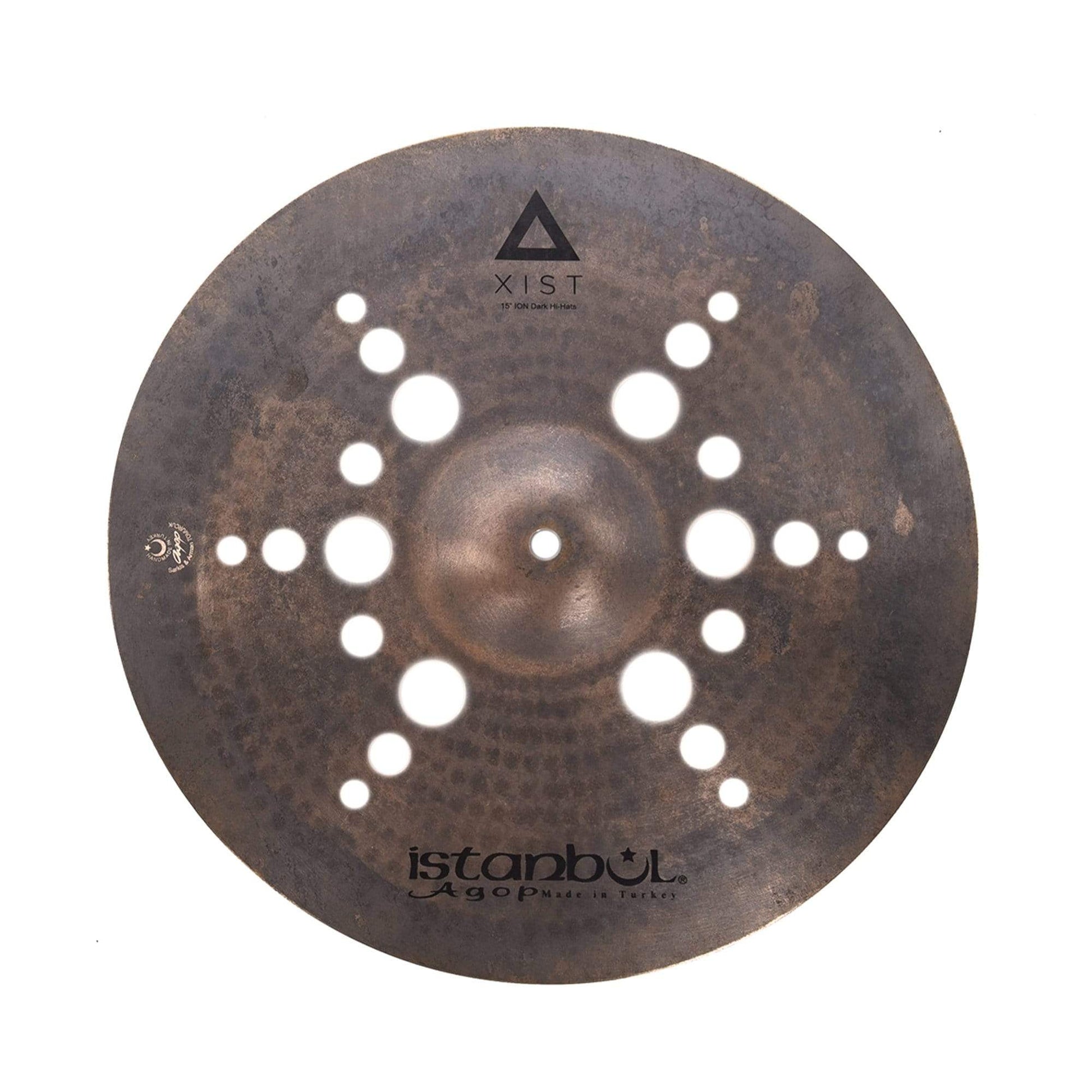 Istanbul Agop 15" Xist Dark Ion Hi-Hat Pair Drums and Percussion / Cymbals / Hi-Hats