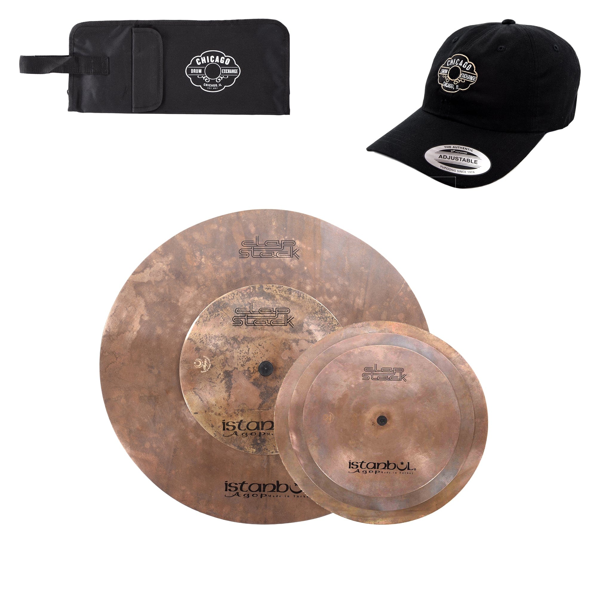 Istanbul Agop Clap Stack & Expansion Pack Cymbal Set w/CDE Logo