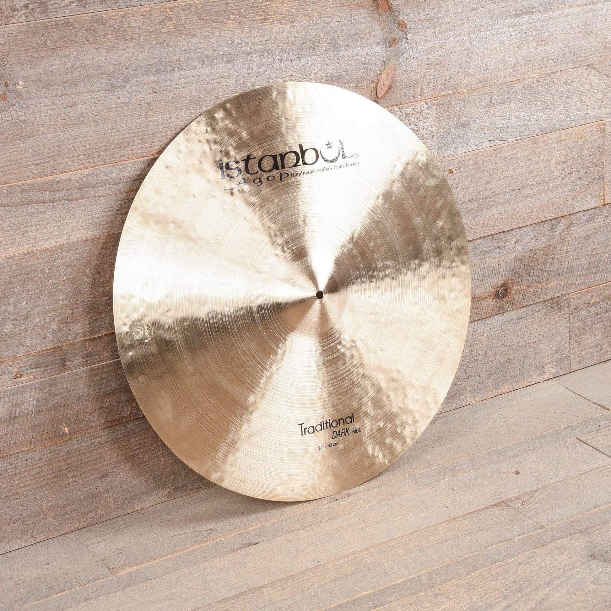 Istanbul Agop 24" Traditional Dark Ride Cymbal Drums and Percussion / Cymbals / Ride