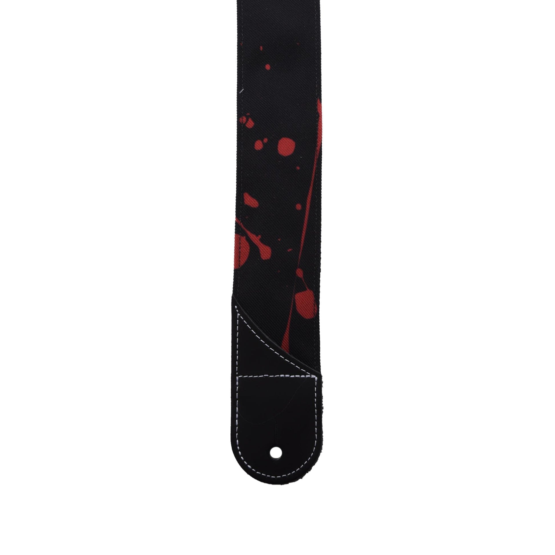 Jackson Splatter Strap, Black and Red, 2" Accessories / Straps