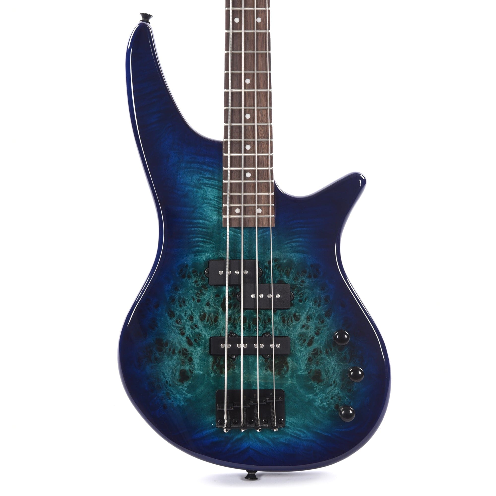 Jackson JS Series Spectra Bass JS2P IV Gloss Blue Burst Bass Guitars / 4-String